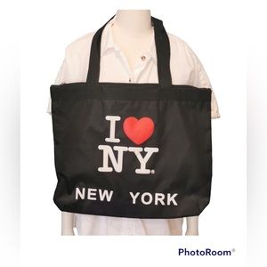 🍄 I Love NY Canvas Tote Bag